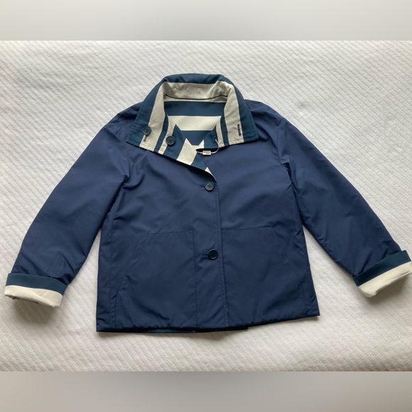 Nautical windbreaker, swing style, reversible, size 4, NWT - Picture 4 of 8